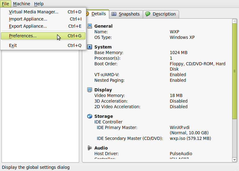 My Tech Notes Change Host Key in VirtualBox