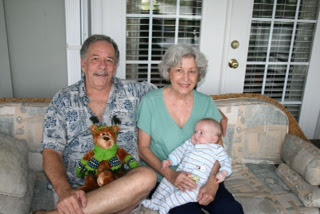 Grandma and Grandpa Montgomery and baby Jack