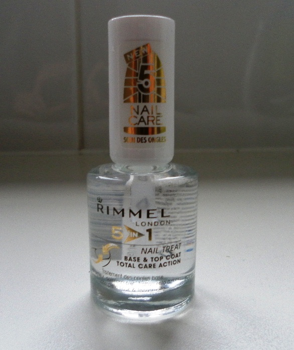 Rimmel 5 in 1 Nail Treat Base and Top Coat Sophie Rose
