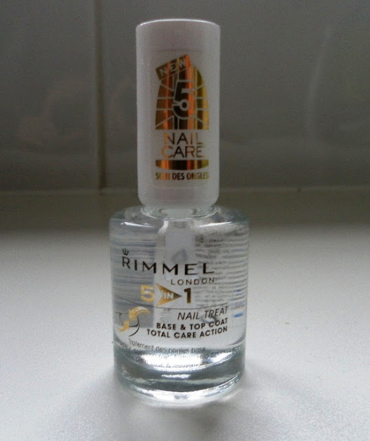 Rimmel 5 in 1 Nail Treat Base and Top Coat Sophie Rose