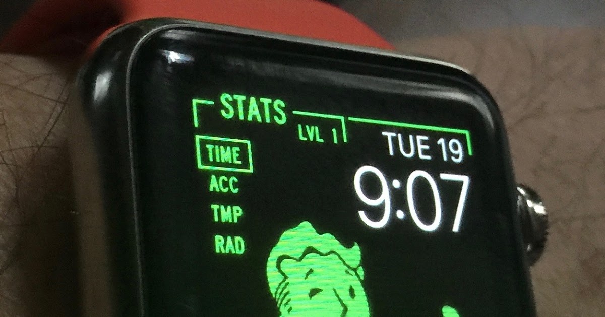 apple watch face fallout