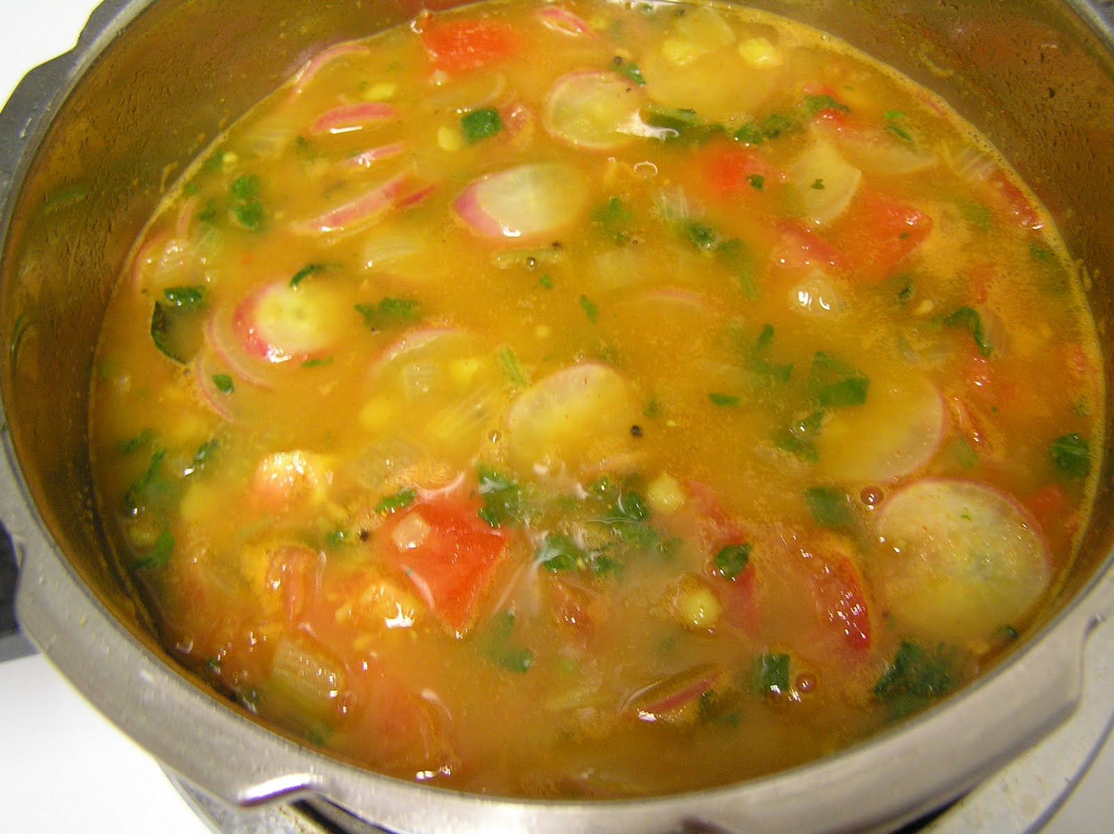 The Melting Pot Red Radish Sambar