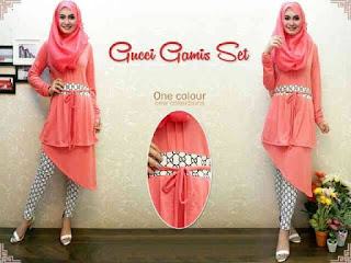 gamis remaja orange