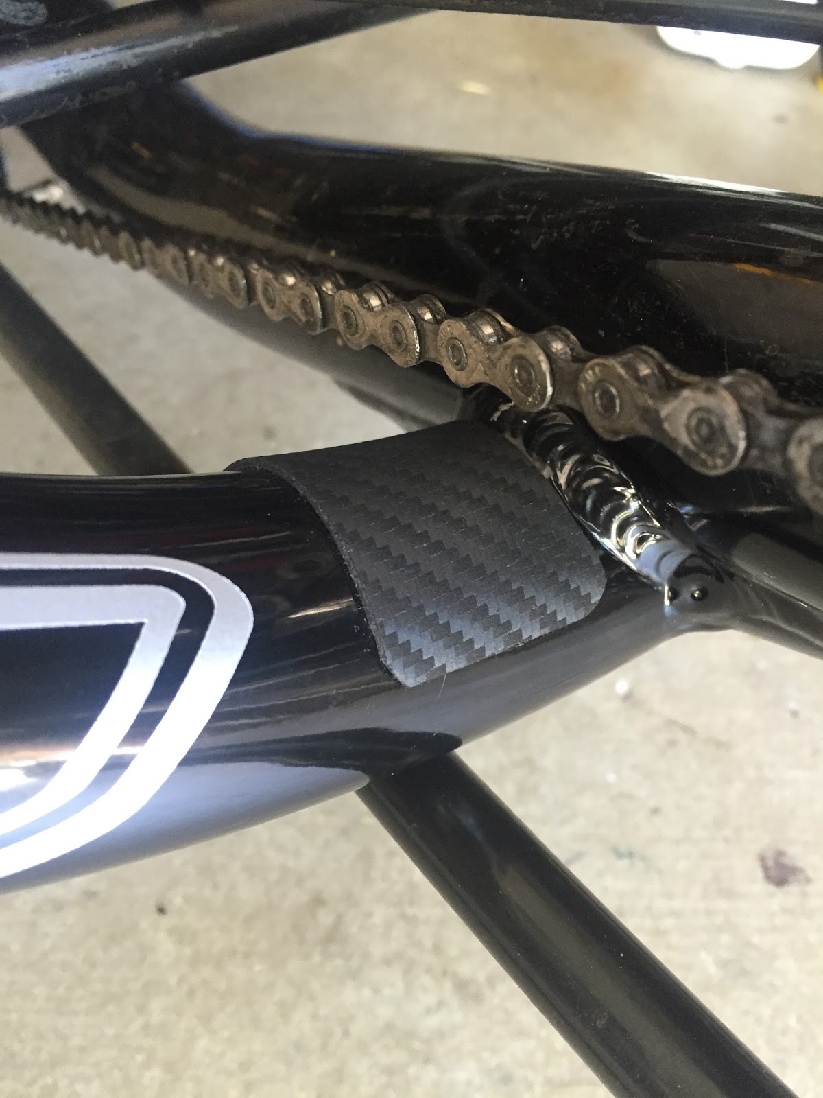 ..My Bent Up Cycling Journal.. Chain Slap Protector