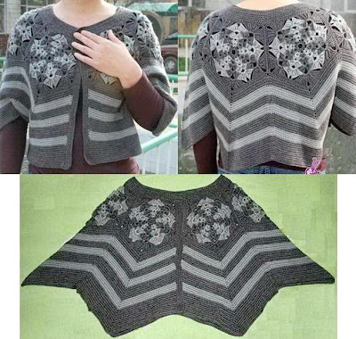 CROCHET PATTERN SWEATER WOMAN - Croche
t Club