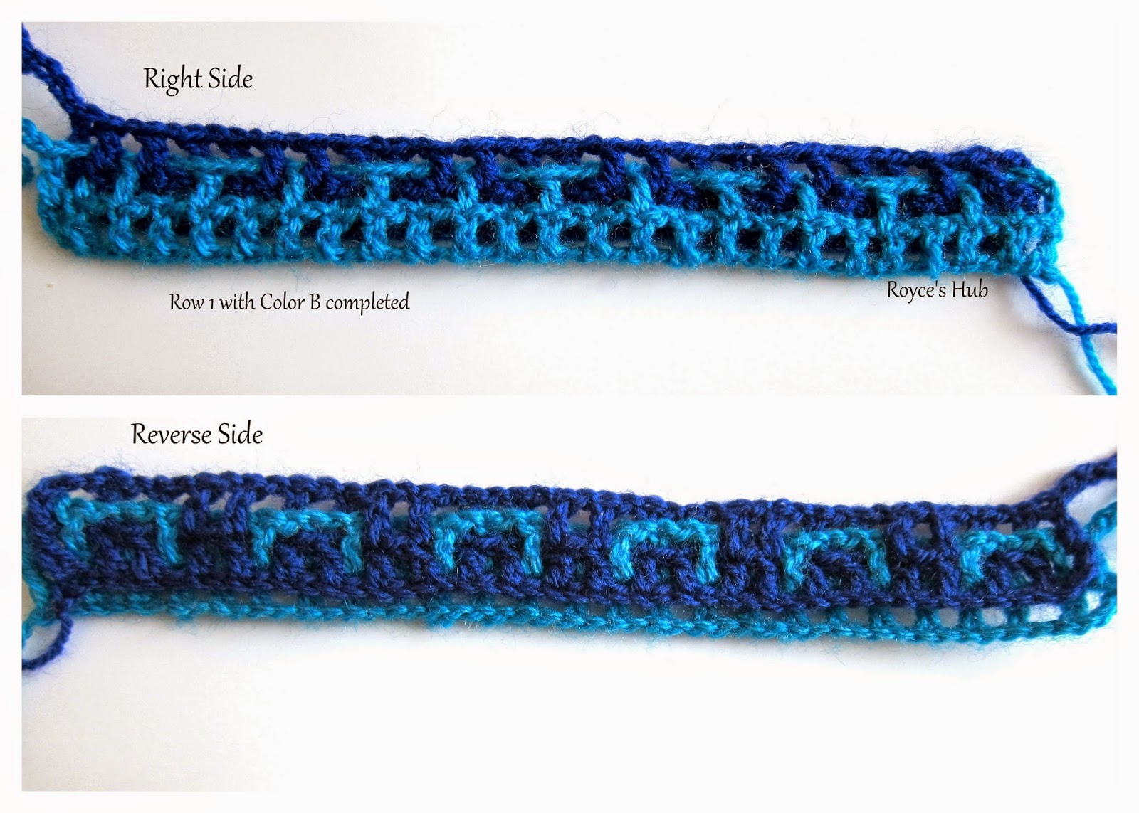 Royce's Hub Interlocking Crochet The Stitches