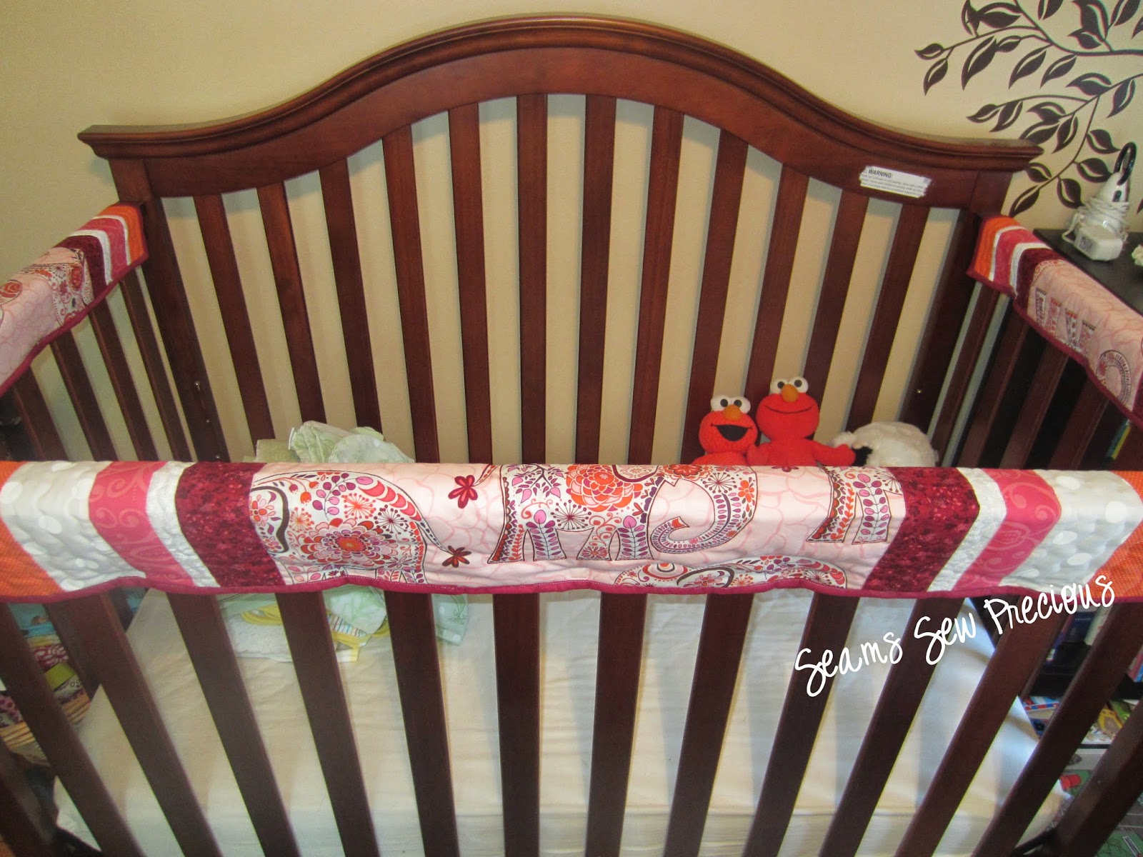 Seams Sew Precious Sewing for the Nursery Crib Rail Covers