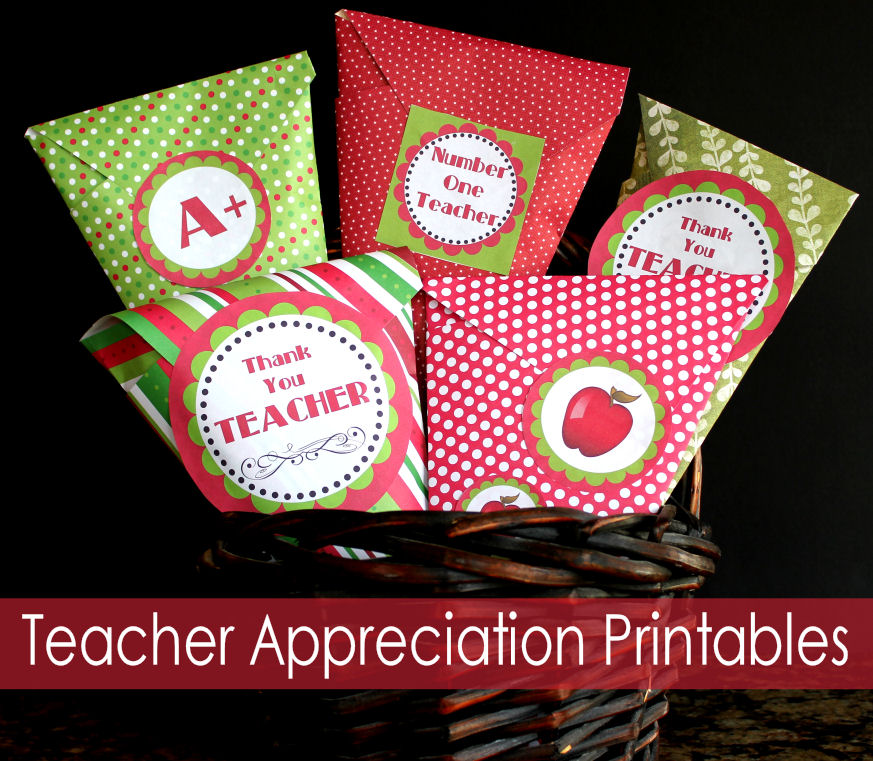 Teacher Appreciation Printables