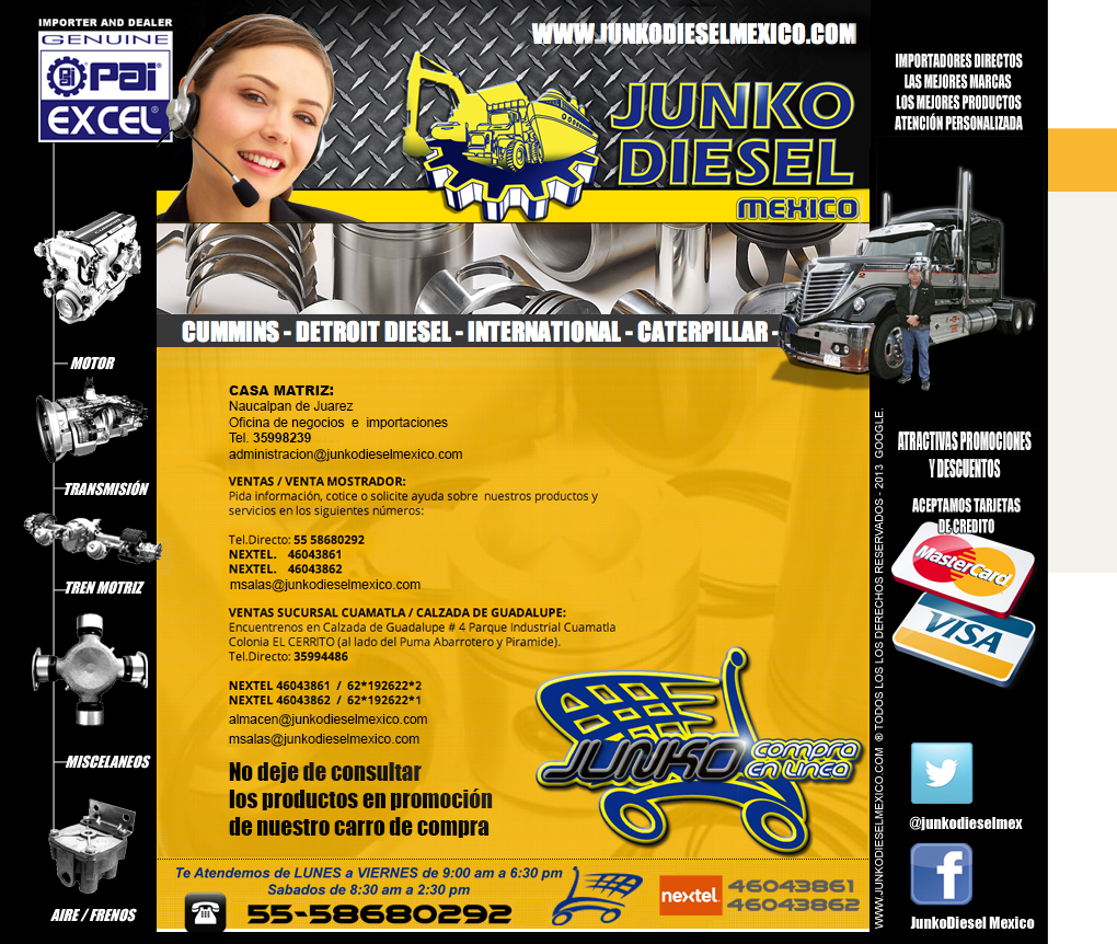 CONTACTO JUNKODIESEL MEXICO