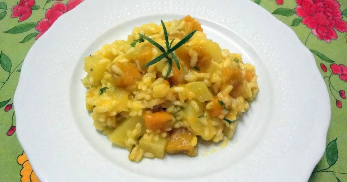 RISOTTO ZUCCA E PATATE ZAMPETTE IN PASTA