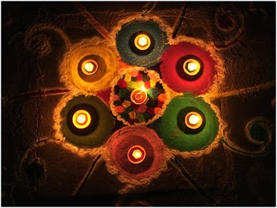 Diwali Rangoli designs image