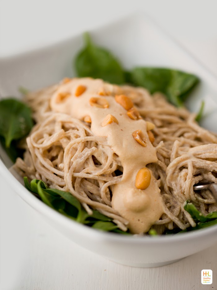 Creamy-Amazing Peanut Soba Noodles in 20 Minutes! - Vegan Recipe