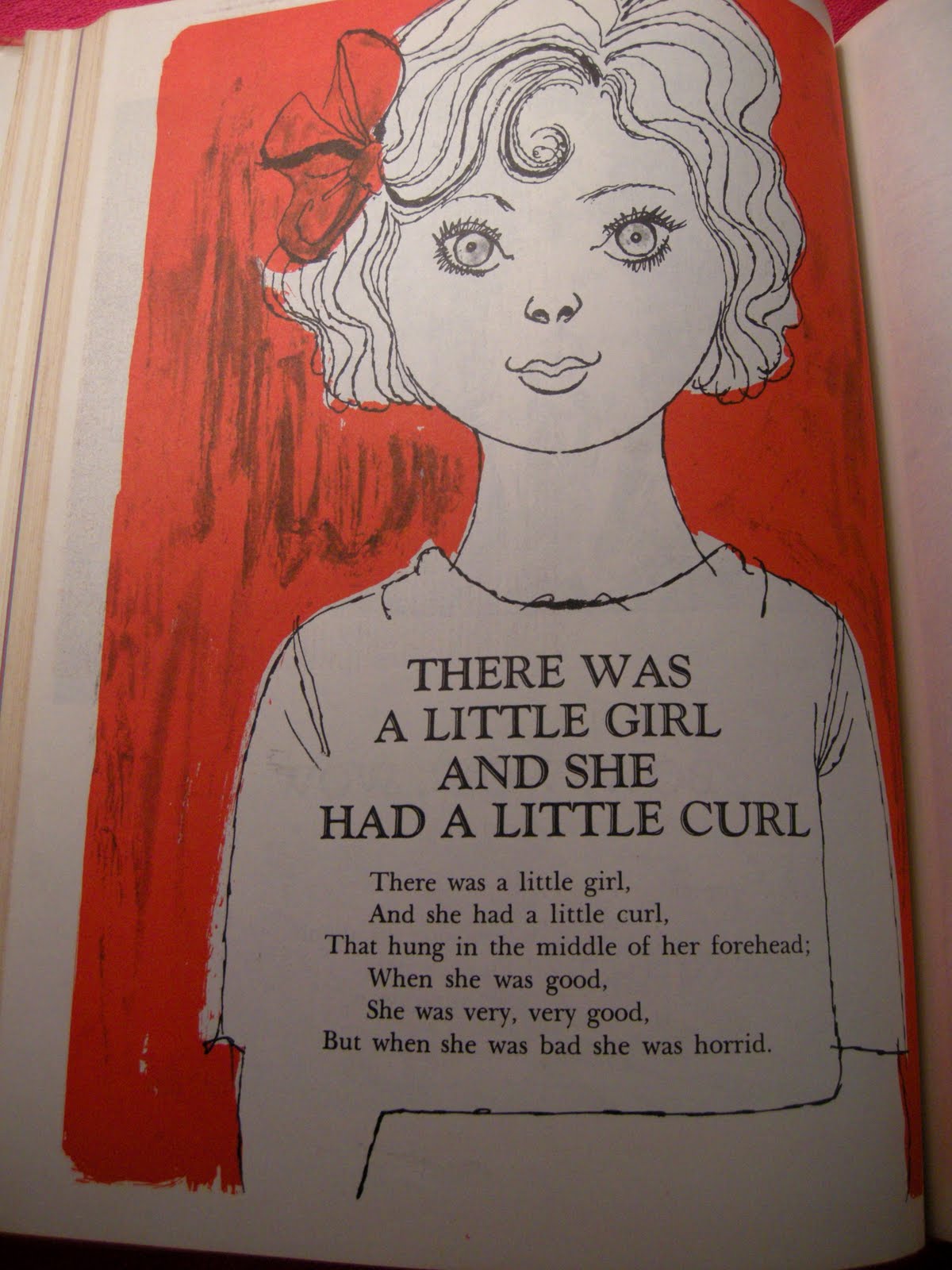 girl with the curl nursery rhyme