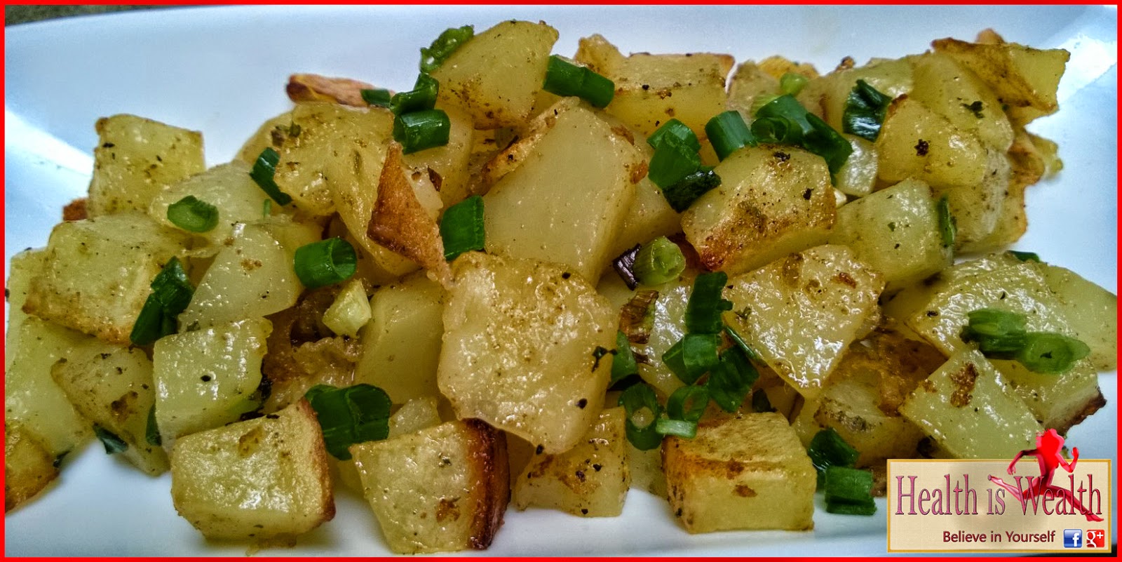Strong and Beyond Roasted Potatoes With Green Onions