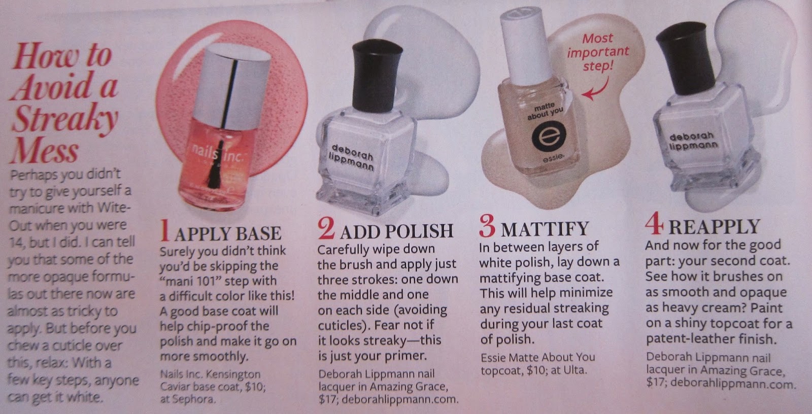 How to fix streaky nail polish Nagels