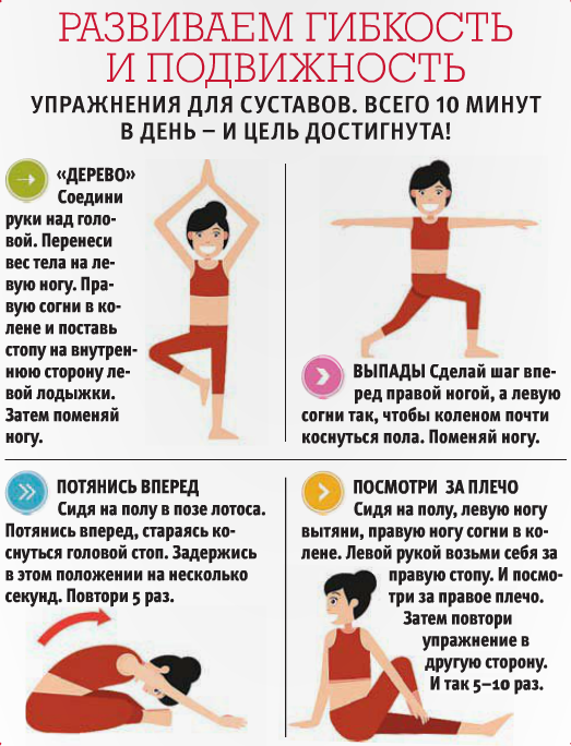 Упражнения для восстановления подвижности суставов Упражнения для восстановления подвижности суставов