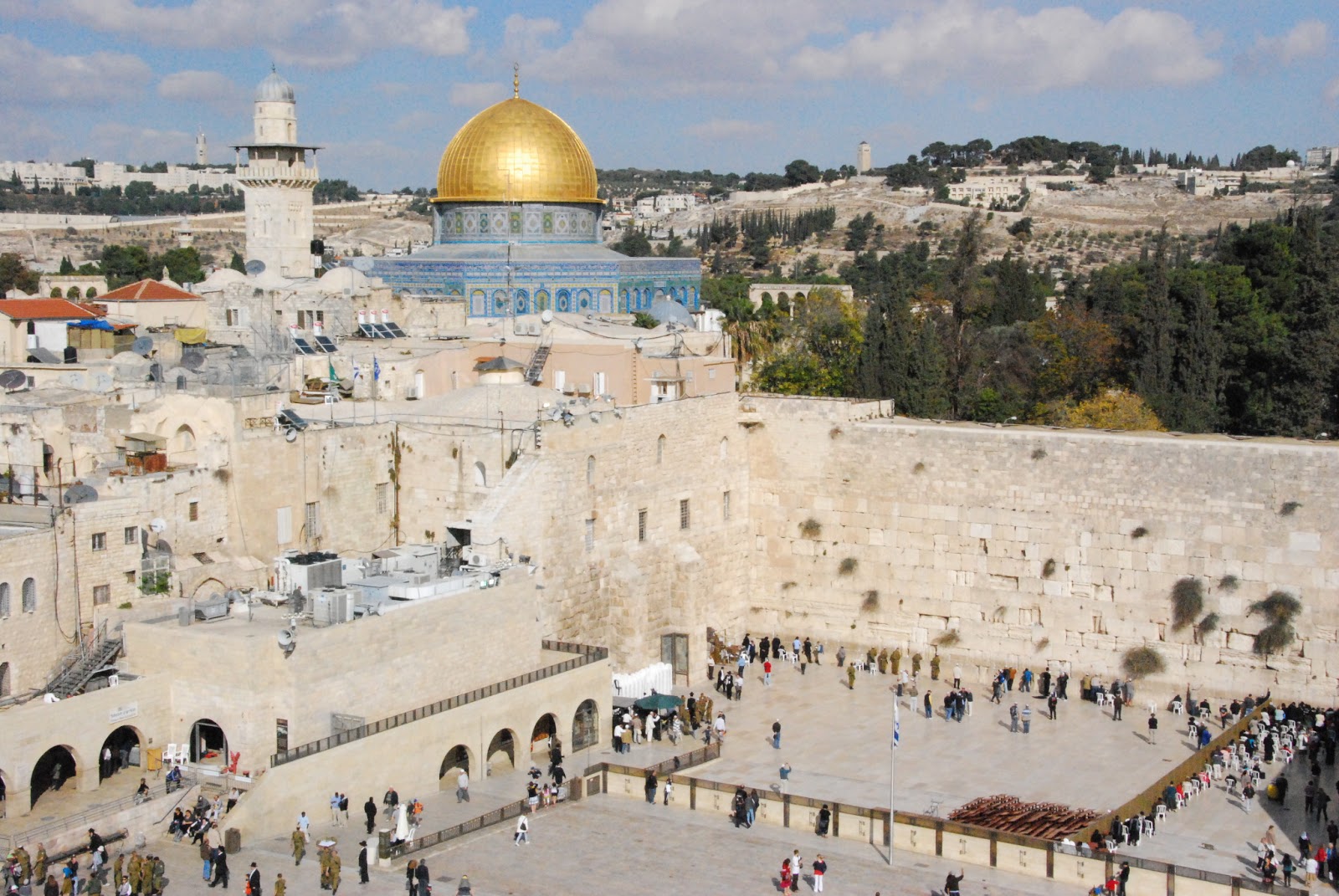 Wailing Wall and the Dome of the Rock, Jerusalem