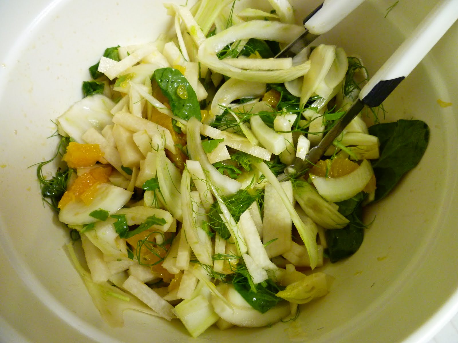 A Happy Taste! Jicama, Orange, and Fennel Salad