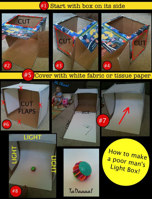 Coconut Love I Made My Own Light Box!