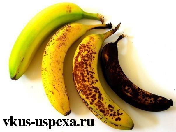 можно ли есть черные бананы, банан почернел почему, темные бананы