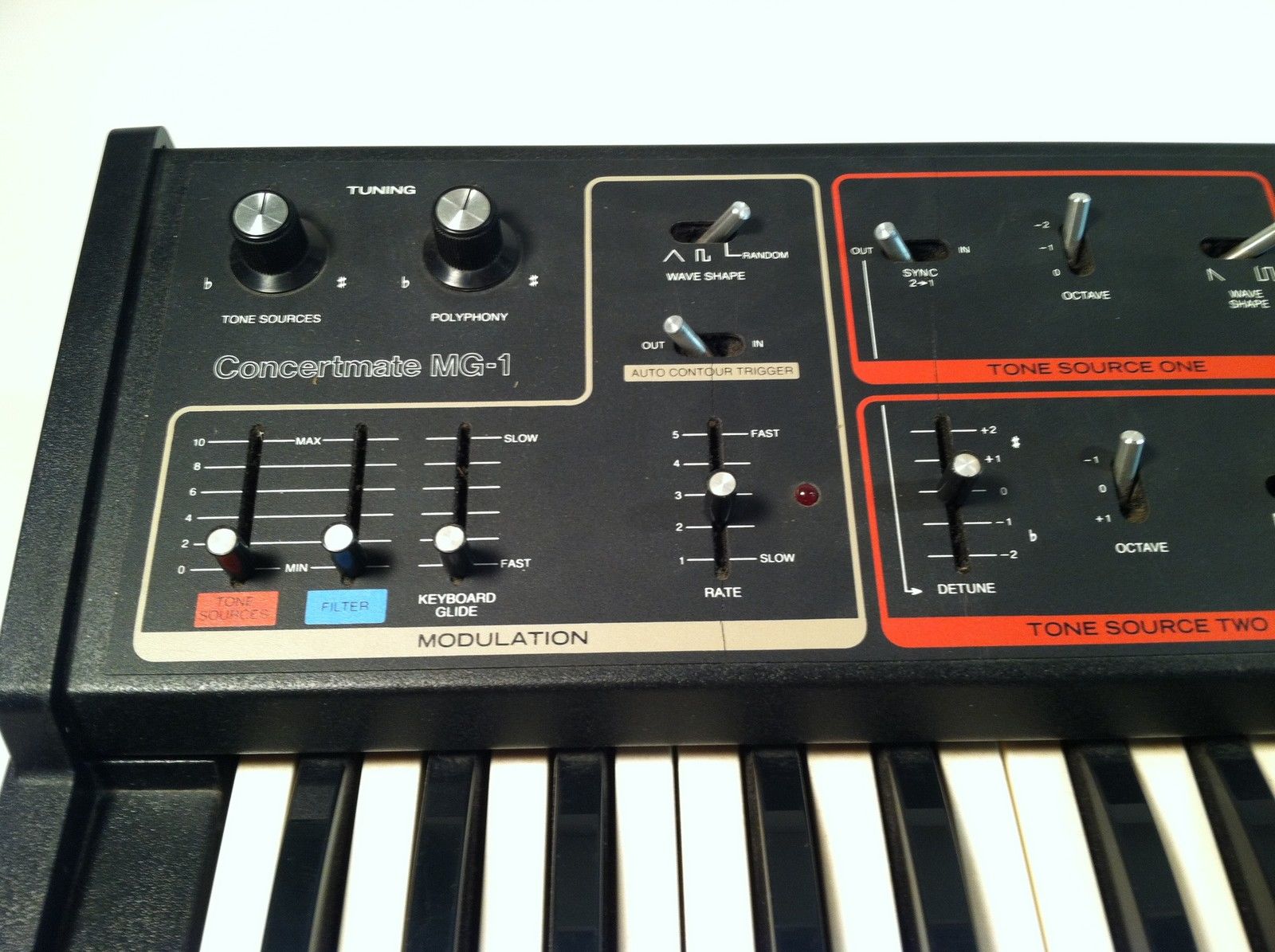 MATRIXSYNTH Realistic Moog MG1 Synthesizer Concertmate Monophonic