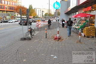 © hamburgize.com / Stefan Warda Hoheluftchaussee - Baustelle