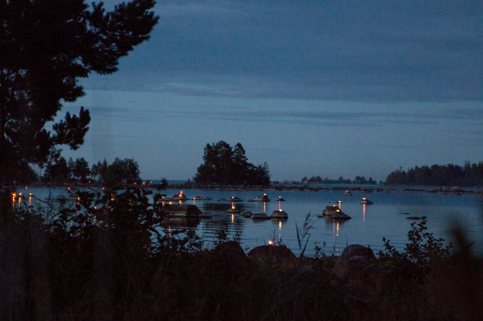 Mina dagar...: lyskväll/stugsista