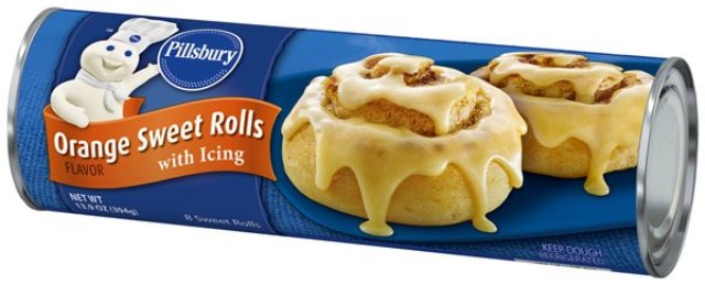 orange sweet rolls