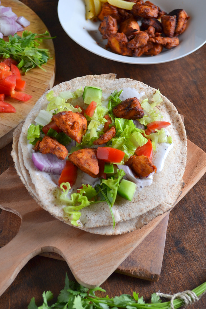 CHICKEN TIKKA WRAP kurryleaves