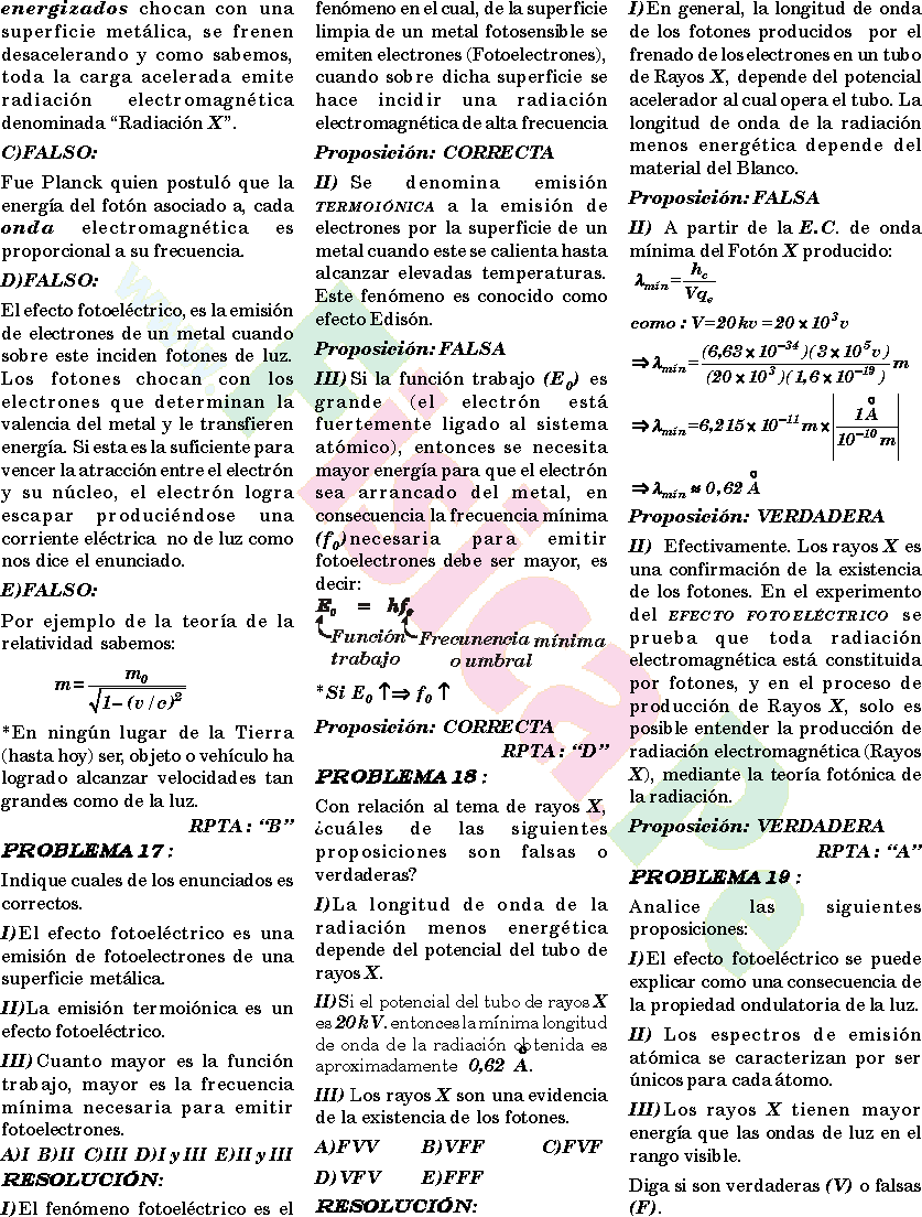 EJERCICIOS RESUELTOS MECANICA CUANTICA ejercicios resueltos mecanica cuantica: