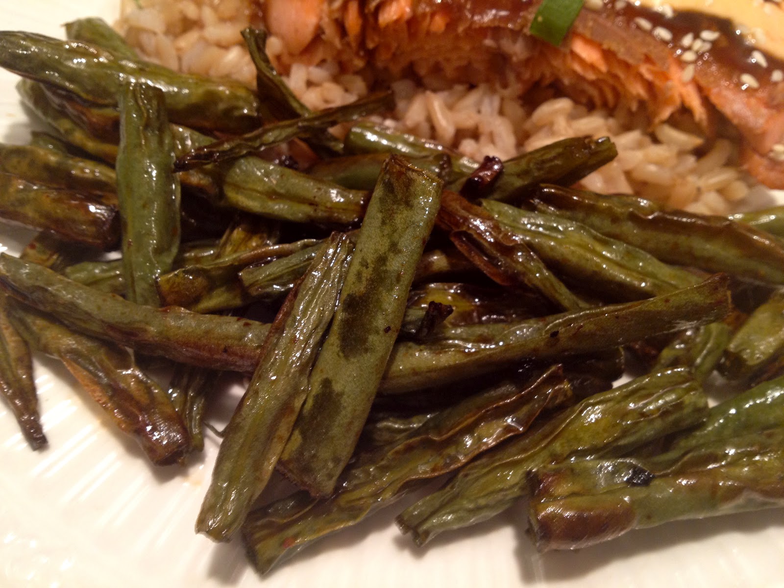 Call Me Mrs. Rapp TeriyakiRoasted Green Beans