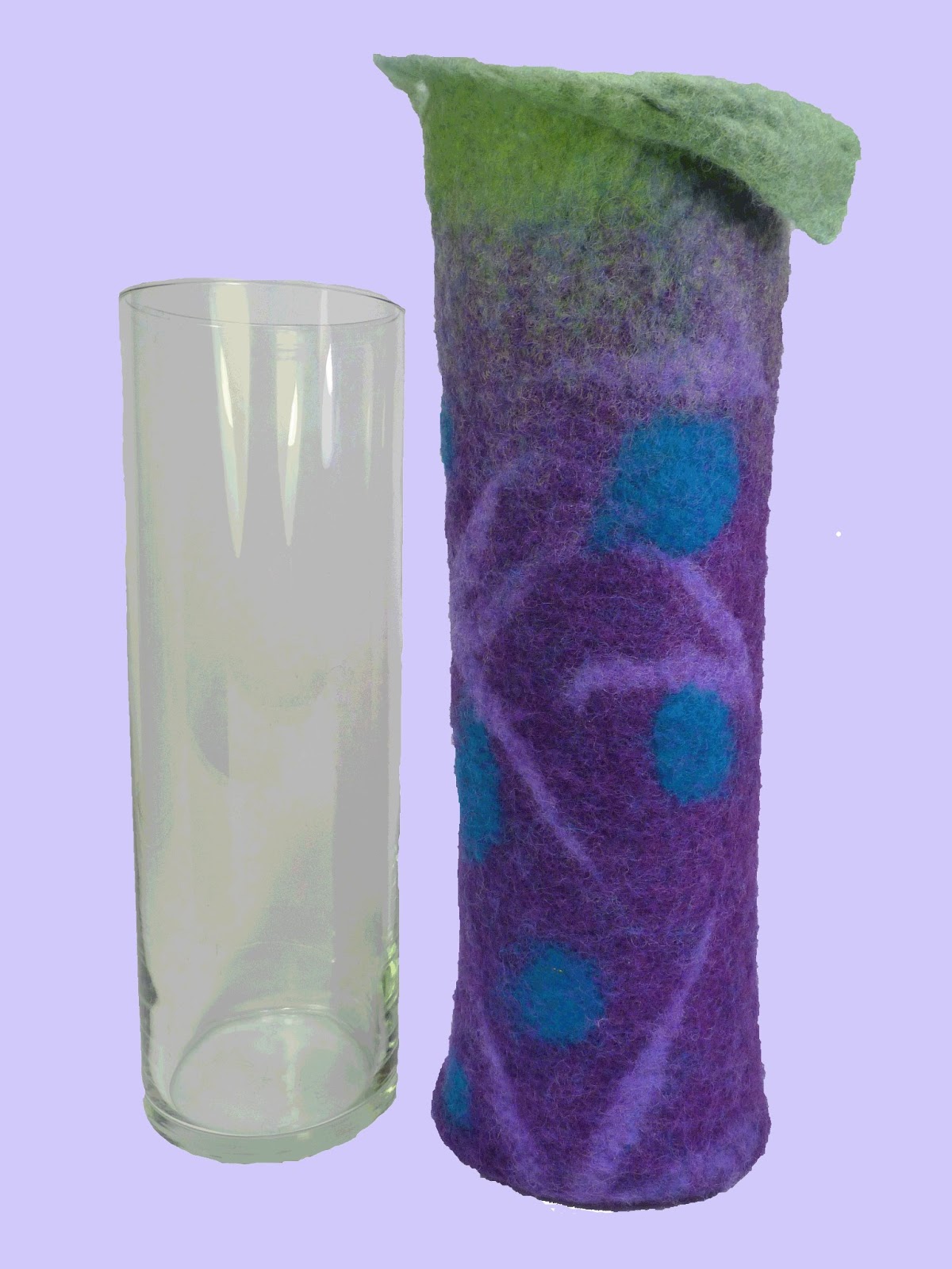 Lisa's Felted Art ***Felted Vase***