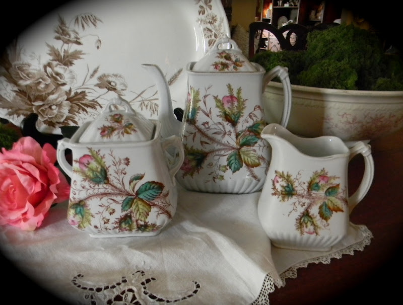 The McKinley Tariff Act and A Moss Roses Tea Set