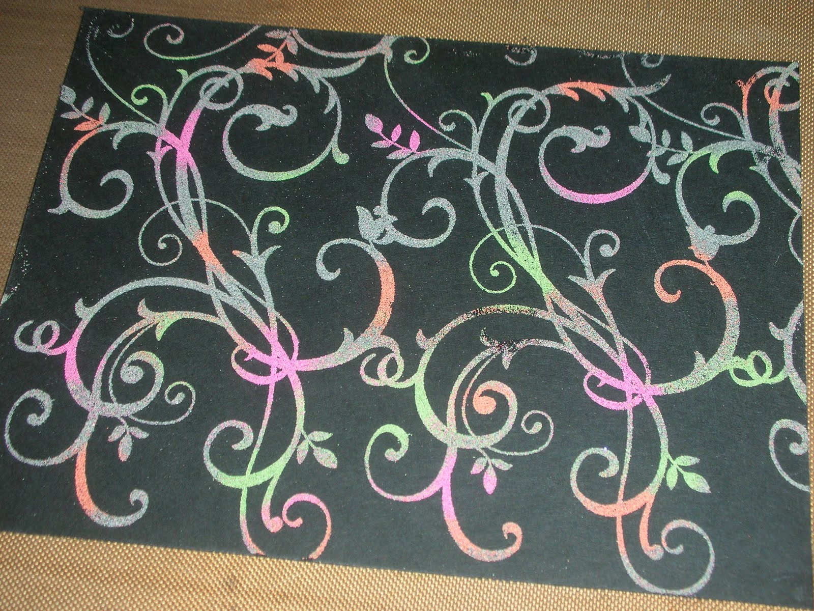 Inking It Up With Cathy Technique Tuesday Abstract Embossing....