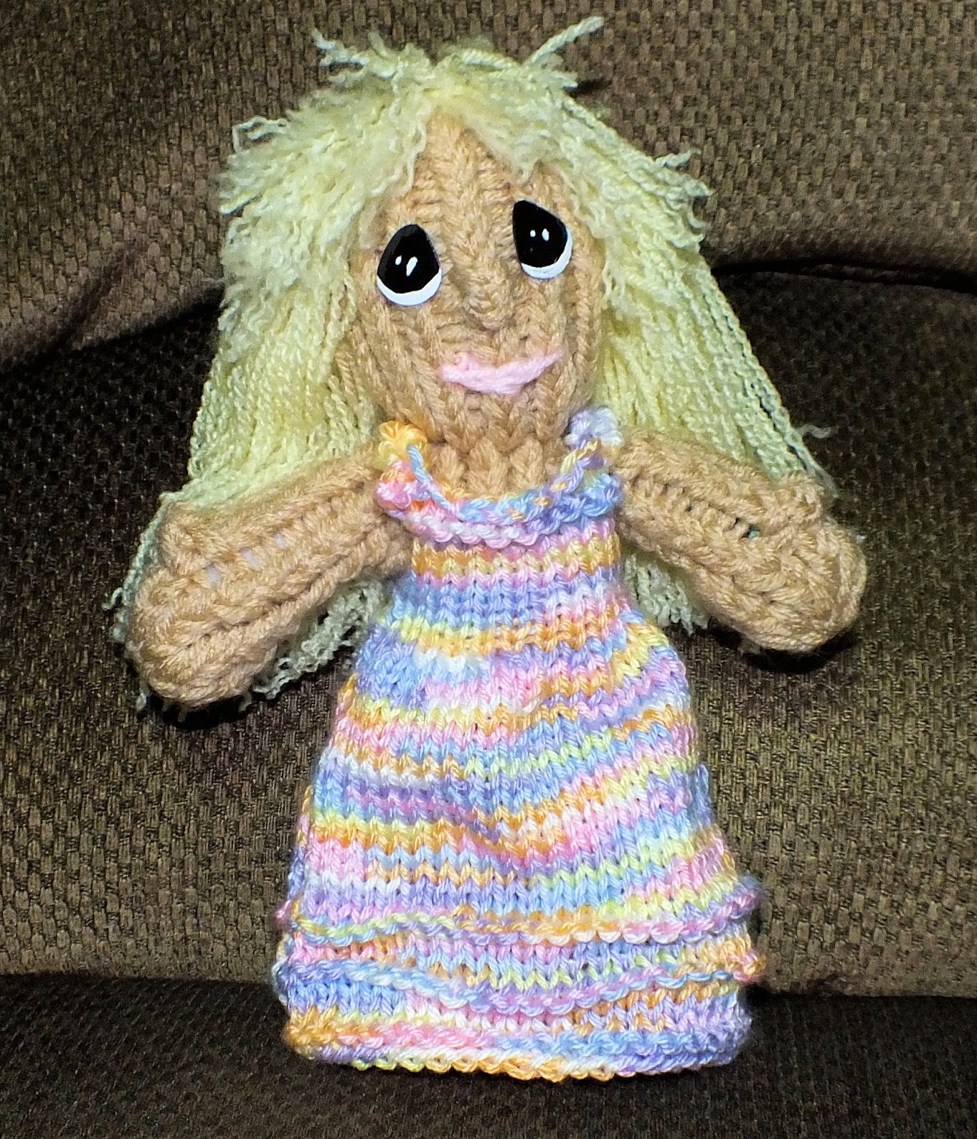 The Loom Muse How to Loom Knit Doll Dress