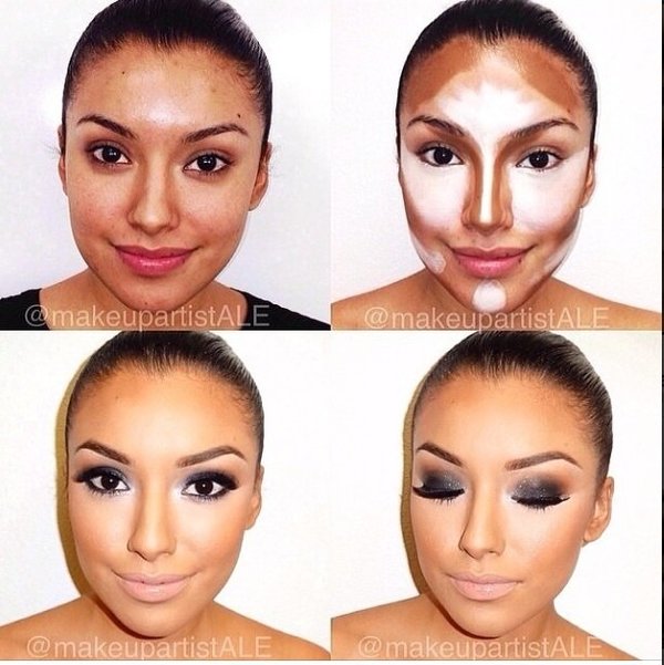 How to Apply Highlighter and Contour Beautiful Girls Magazine september