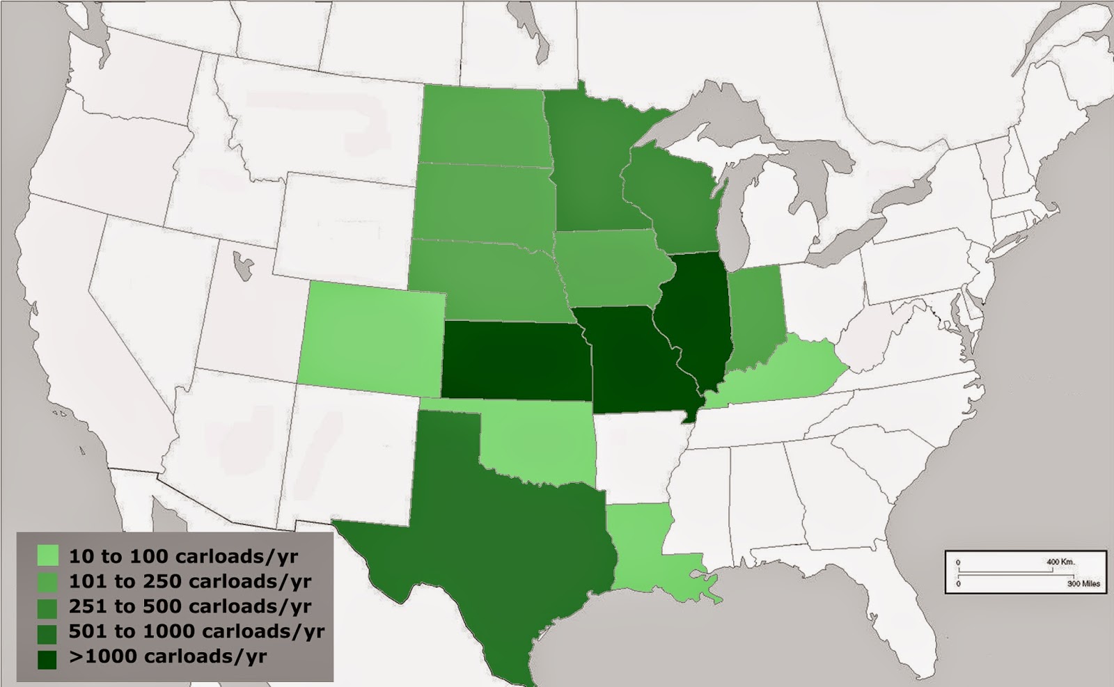these maps compare the geographic distribution of consignees for gasoline shipments from kansas in the early above and late below 1950s these maps compare the geographic distribution of consignees for gasoline shipments from kansas in the early above and late below 1950s