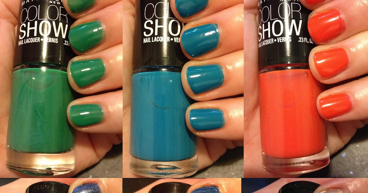 Maybelline Color Show Nail Lacquer, Shocking Seas, 0.23 Fluid Ounce - wide 1