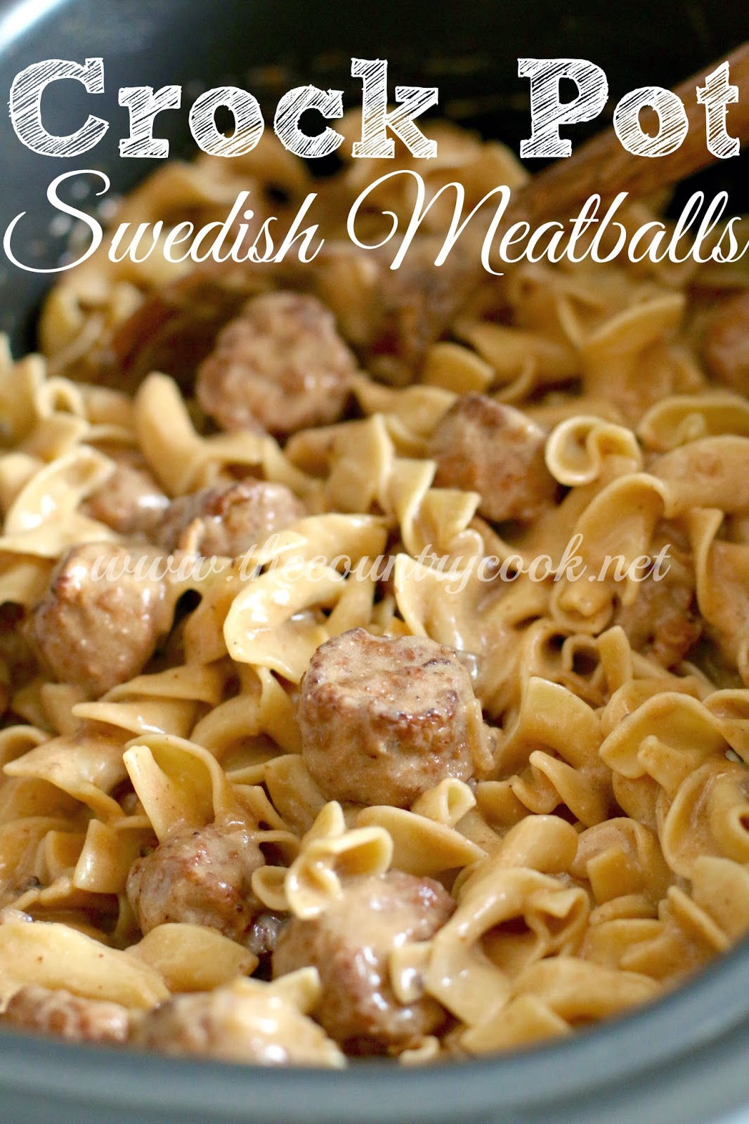 Easy swedish meatballs in crockpot Crock Pot Swedish Meatballs (Only 3 Ingredients) January 15, by Amy Arndt 10 Comments These Crock Pot Swedish Meatballs are super yummy as either an appetizer or as a main part of a meal.