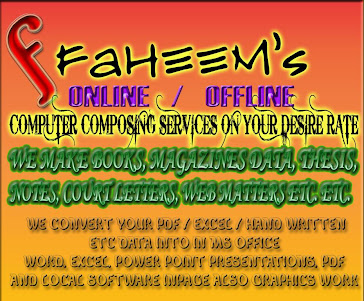 FAHEEM'S GRAPHIC SAMPLE