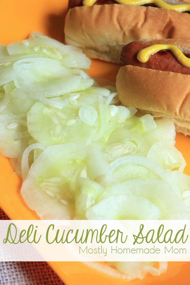 Deli Cucumber Salad Mostly Homemade Mom