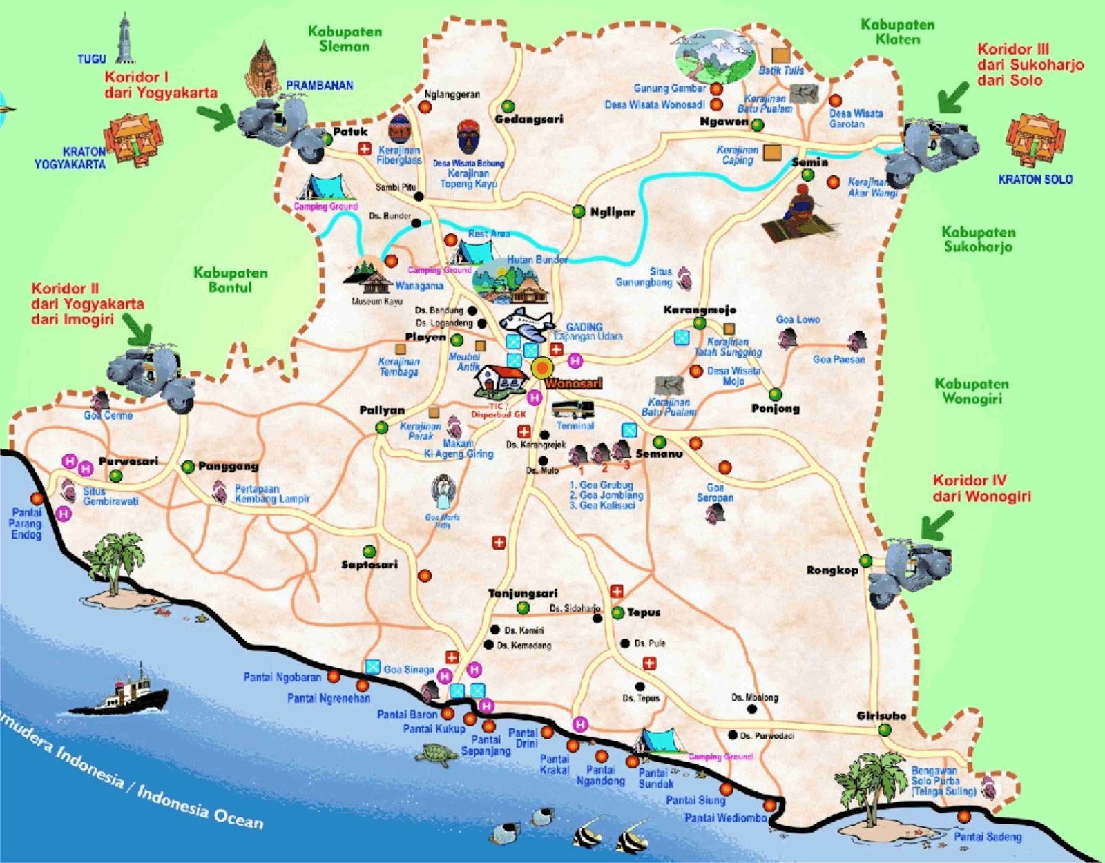 Objek Wisata Sekitar Ungaran Google Map