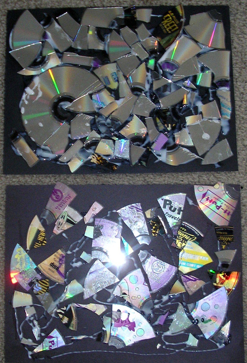 Time for Play Broken CD Mosaics