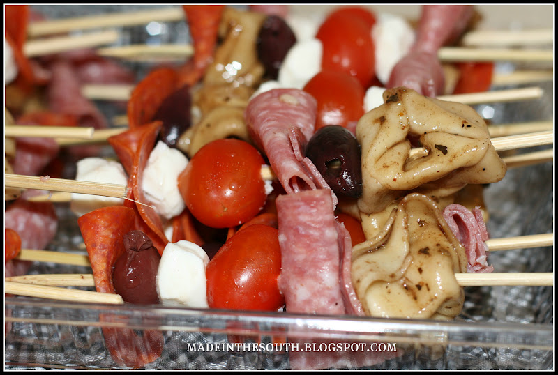 Made In The South Antipasto Kabobs