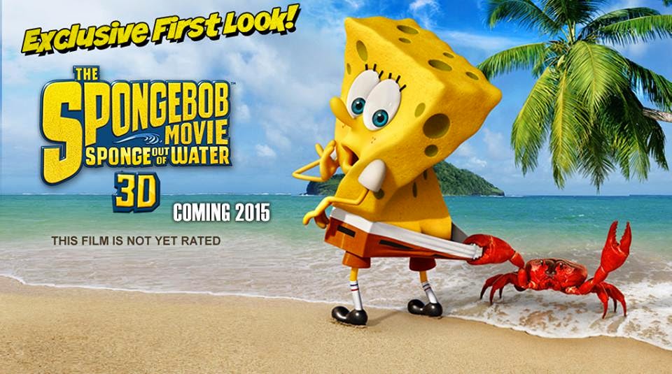 pop culture on wax spongebob squarepants 2 sponge out of water