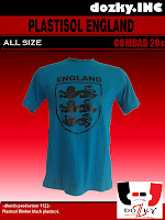 KAOS KEREN ENGLAND PLASTISOL