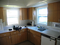 Before #3, the sink corner