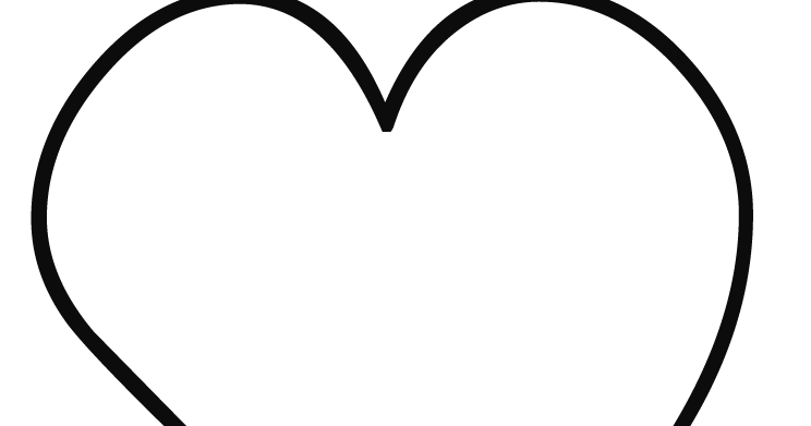 COLOREA TUS DIBUJOS: Corazón para colorear