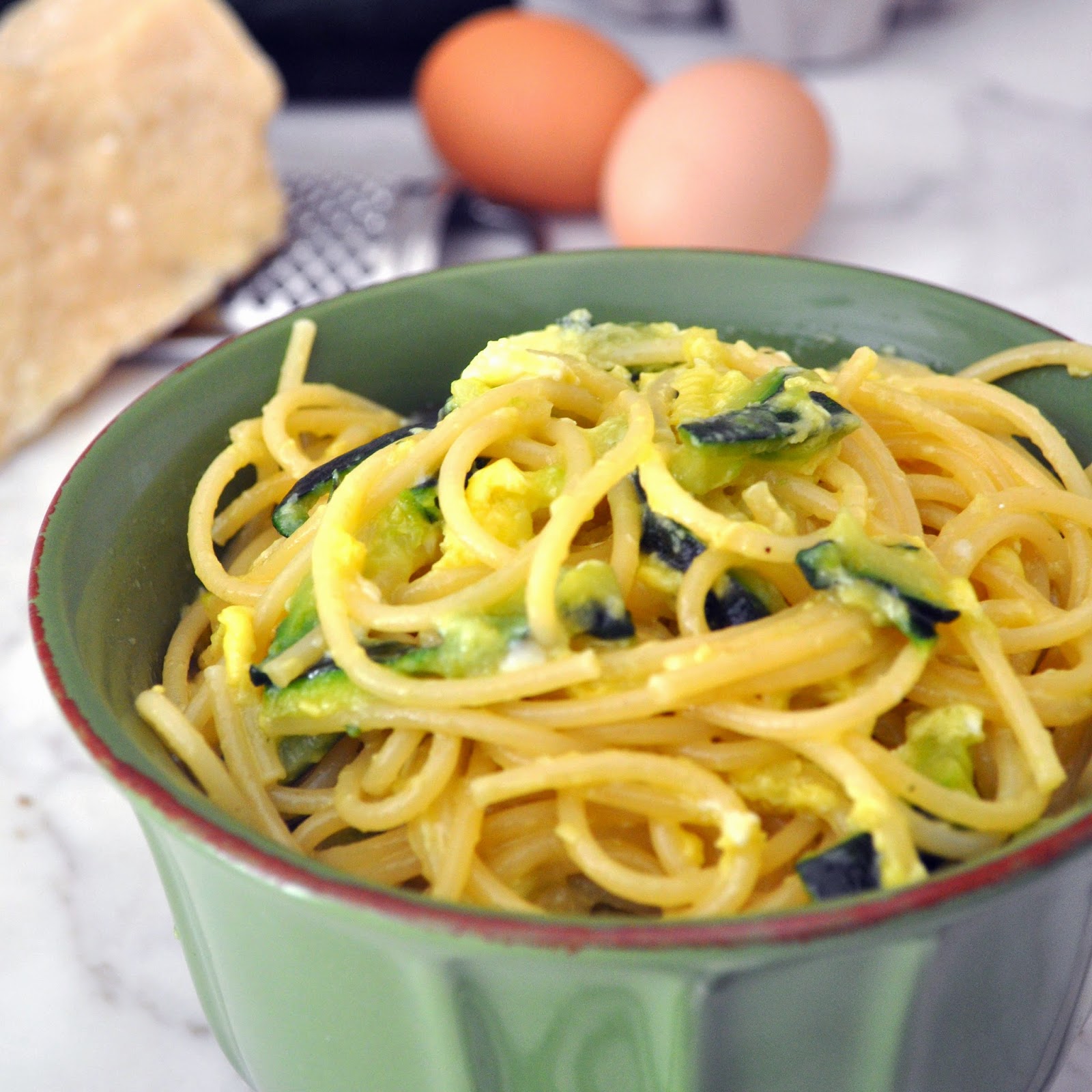 Cooking with Manuela Creamy Penne Pasta with Zucchini, Pancetta and