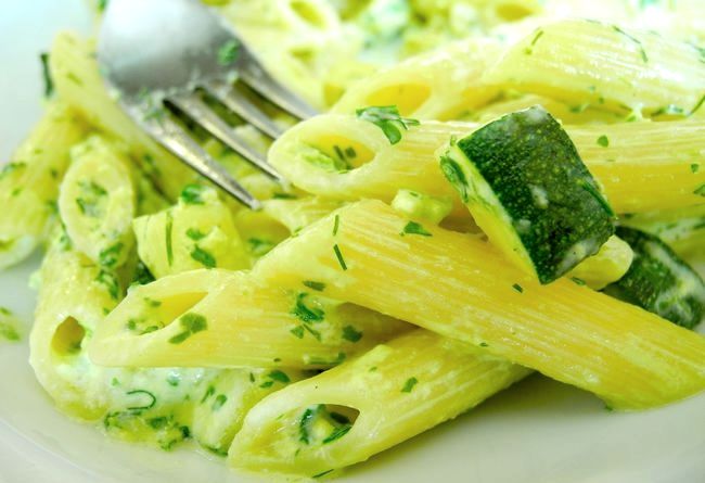 ricetta pasta yogurt dietetica con verdure